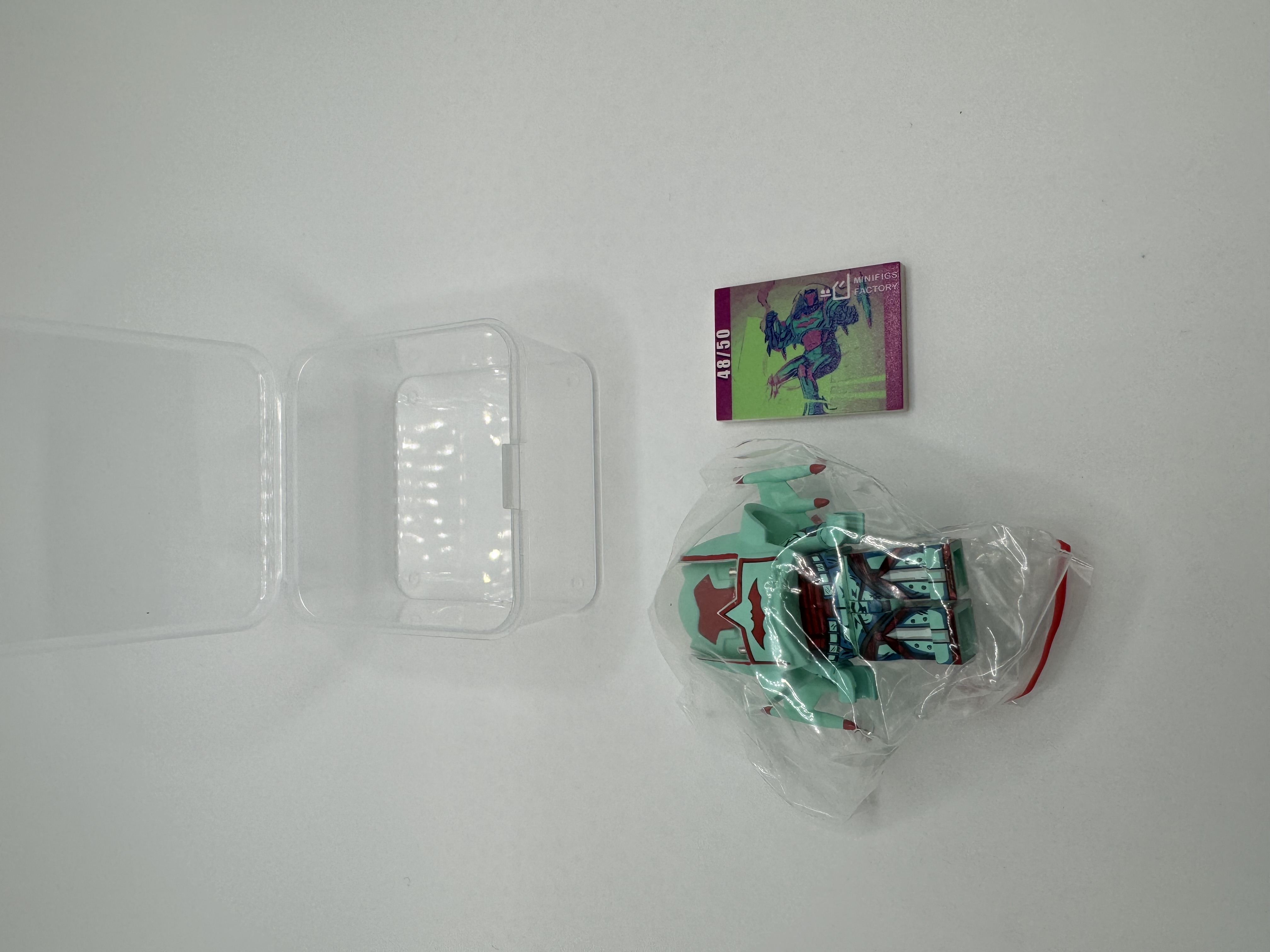 Atomic Bat Mint Green Earth 17 Batman (Minifigs Factory) - view 3
