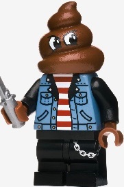 Citizen brick poop Gang mini figure  - view 1