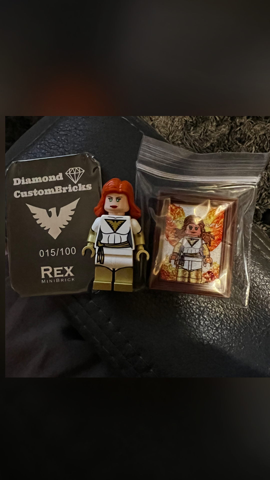 Diamond Custom Bricks/Rex Minifigures Jean Grey Phoenix - view 1