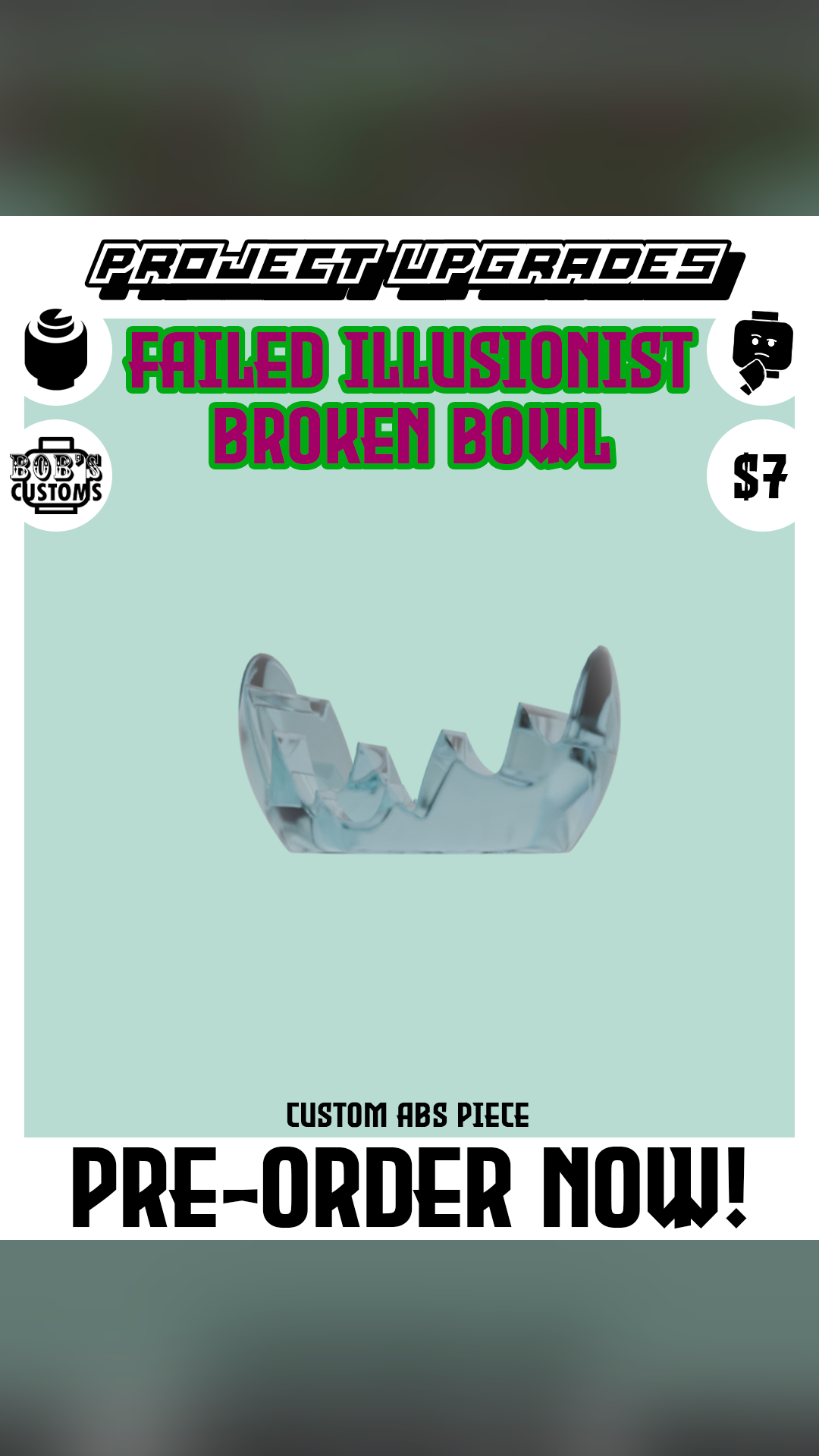 Failed Illusionist Broken Bowl (Blue) - view 2