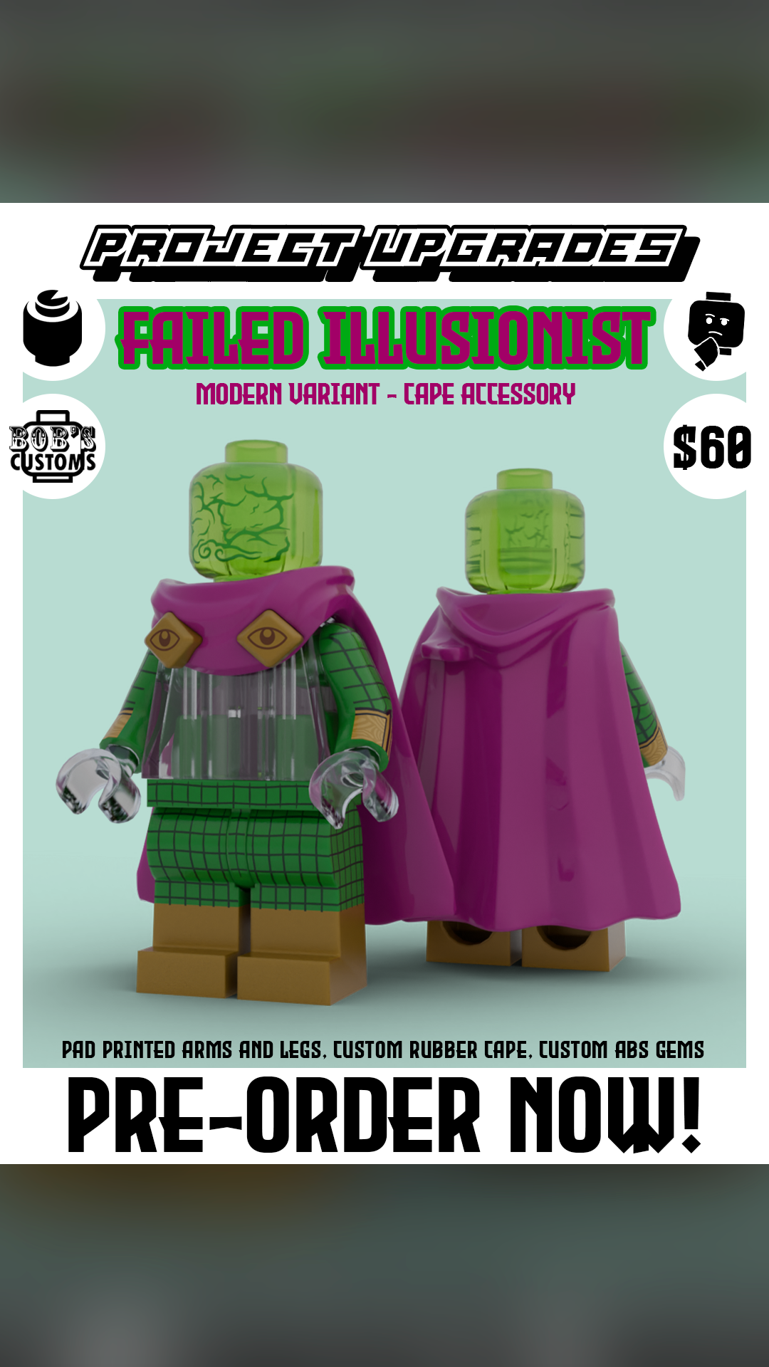 Failed Illusonist (Modern Variant, Molded Cape) - view 2