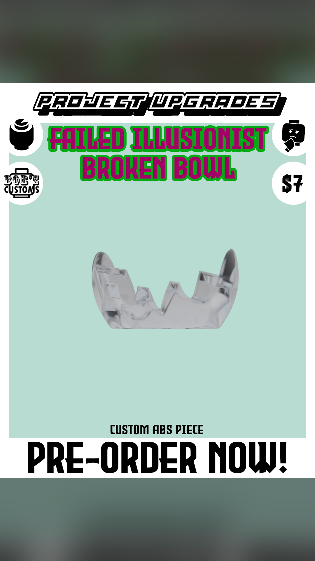 Failed Illusonist Broken Bowl (Clear) - view 2