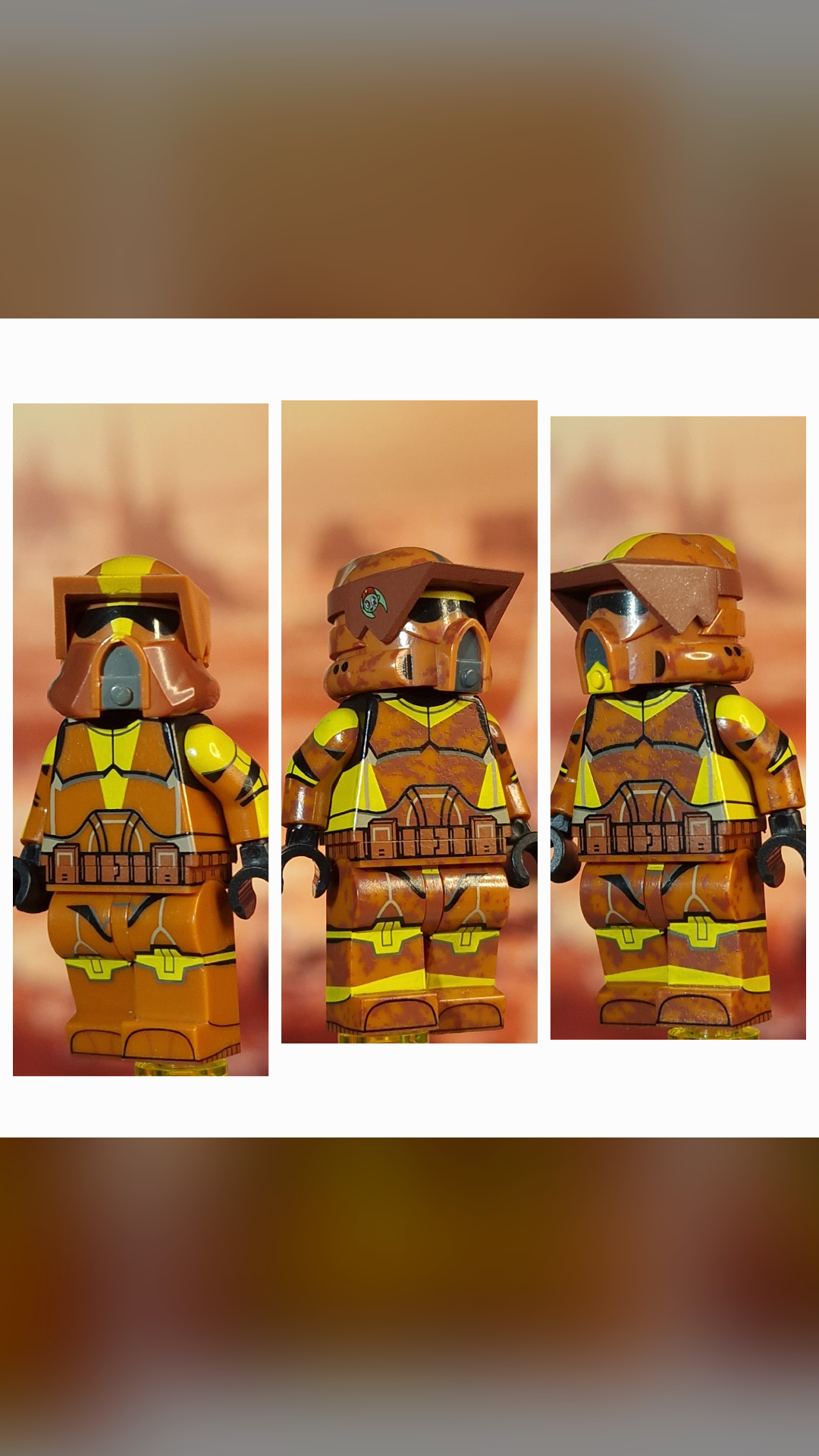 Geonosian Clone ARF and Scout troopers - view 2
