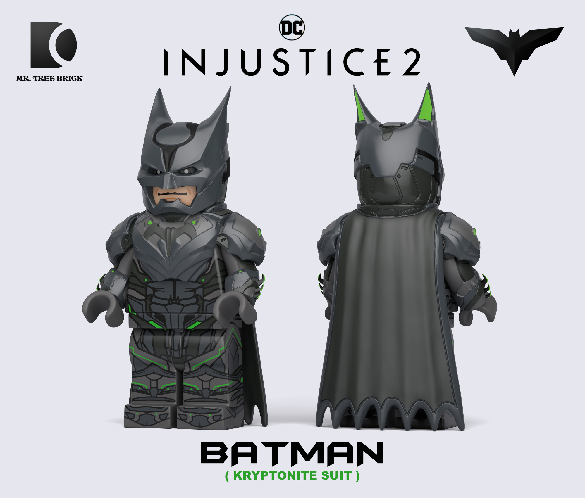 Injustice 2 Kryptonite Suit Batman (Mr. Tree Brick) - view 1