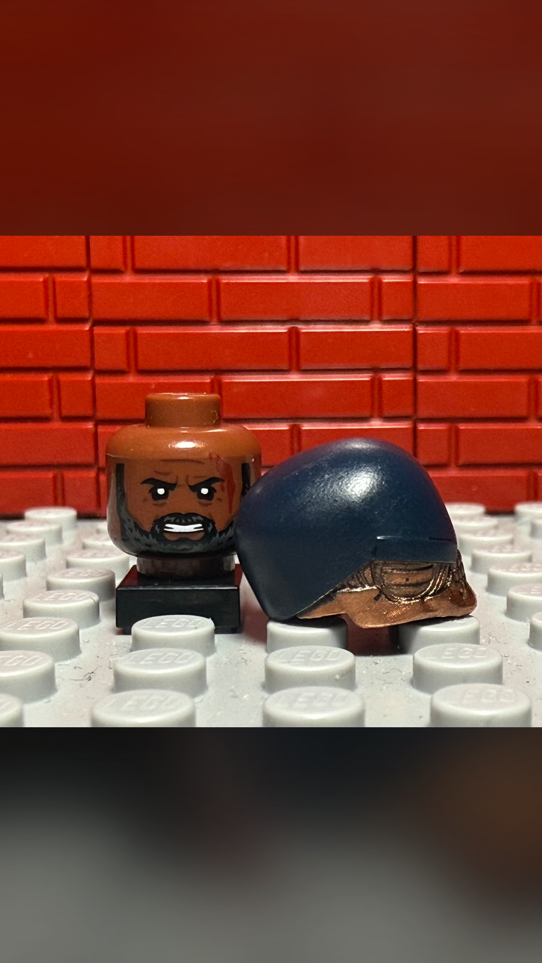 Jaka Brick Custom LEGO Minifigure Parts - Bloodsport - view 1