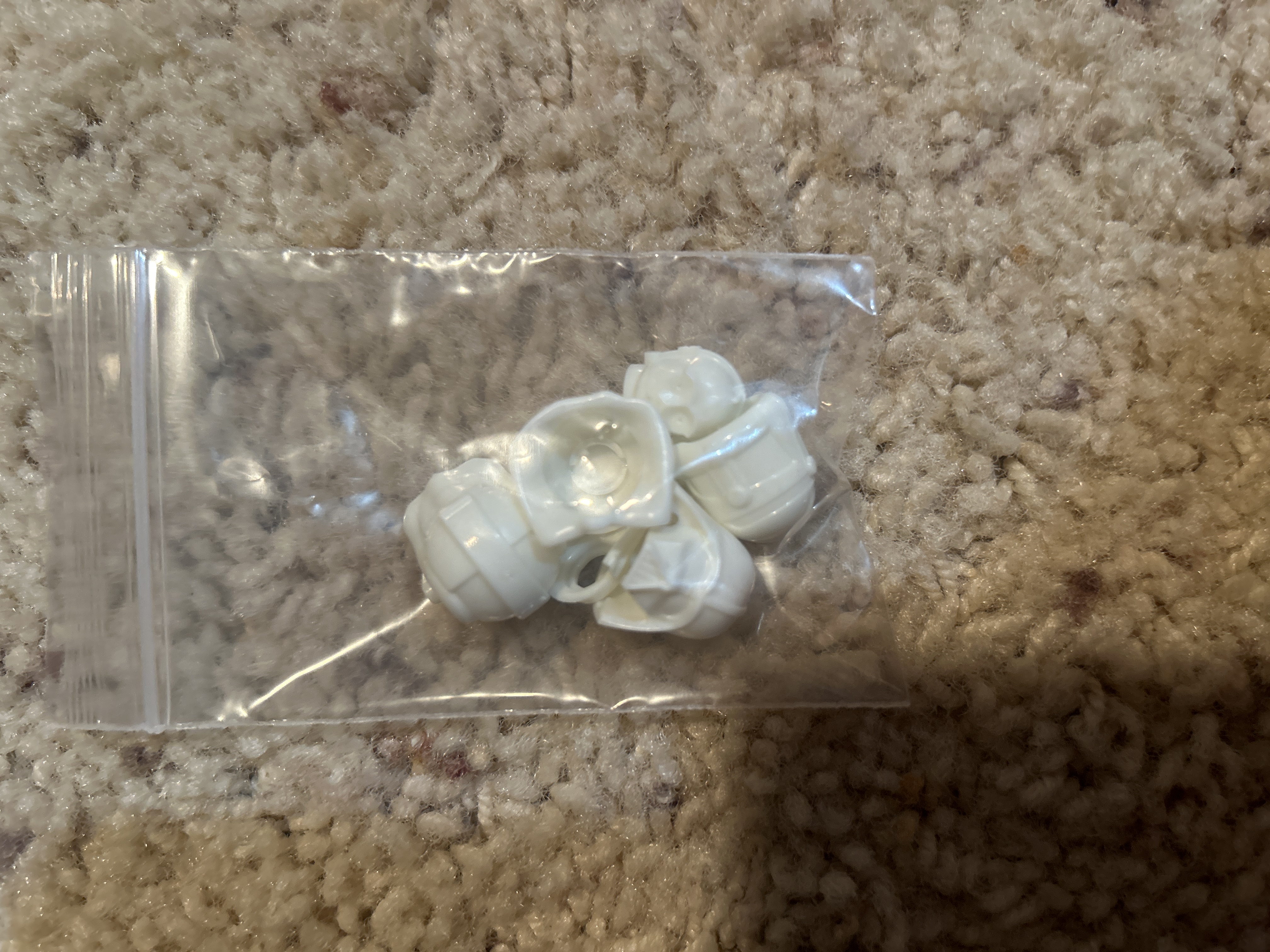 Lego Glow in the dark starwars helmets - view 1