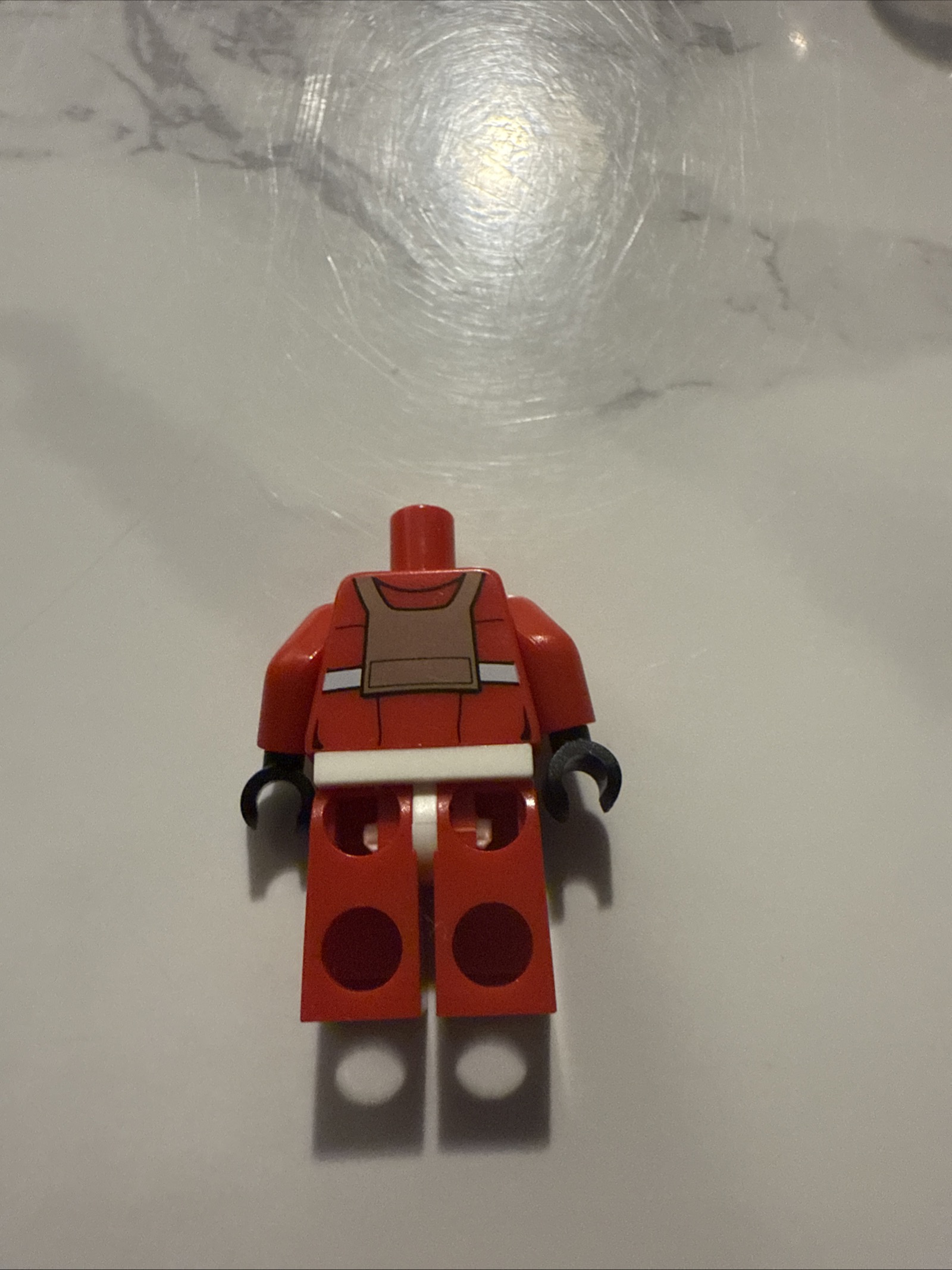 Lego Star Wars rebel B-Wing Pilot  body  - view 3