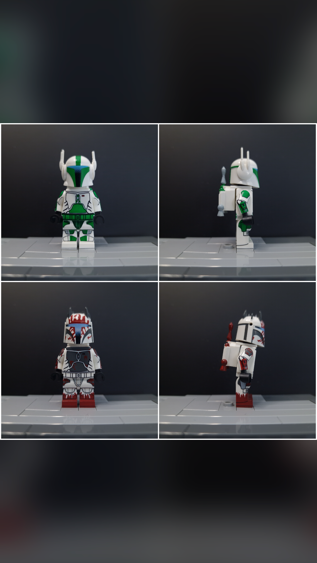 Mandalorians Red and Green - view 2