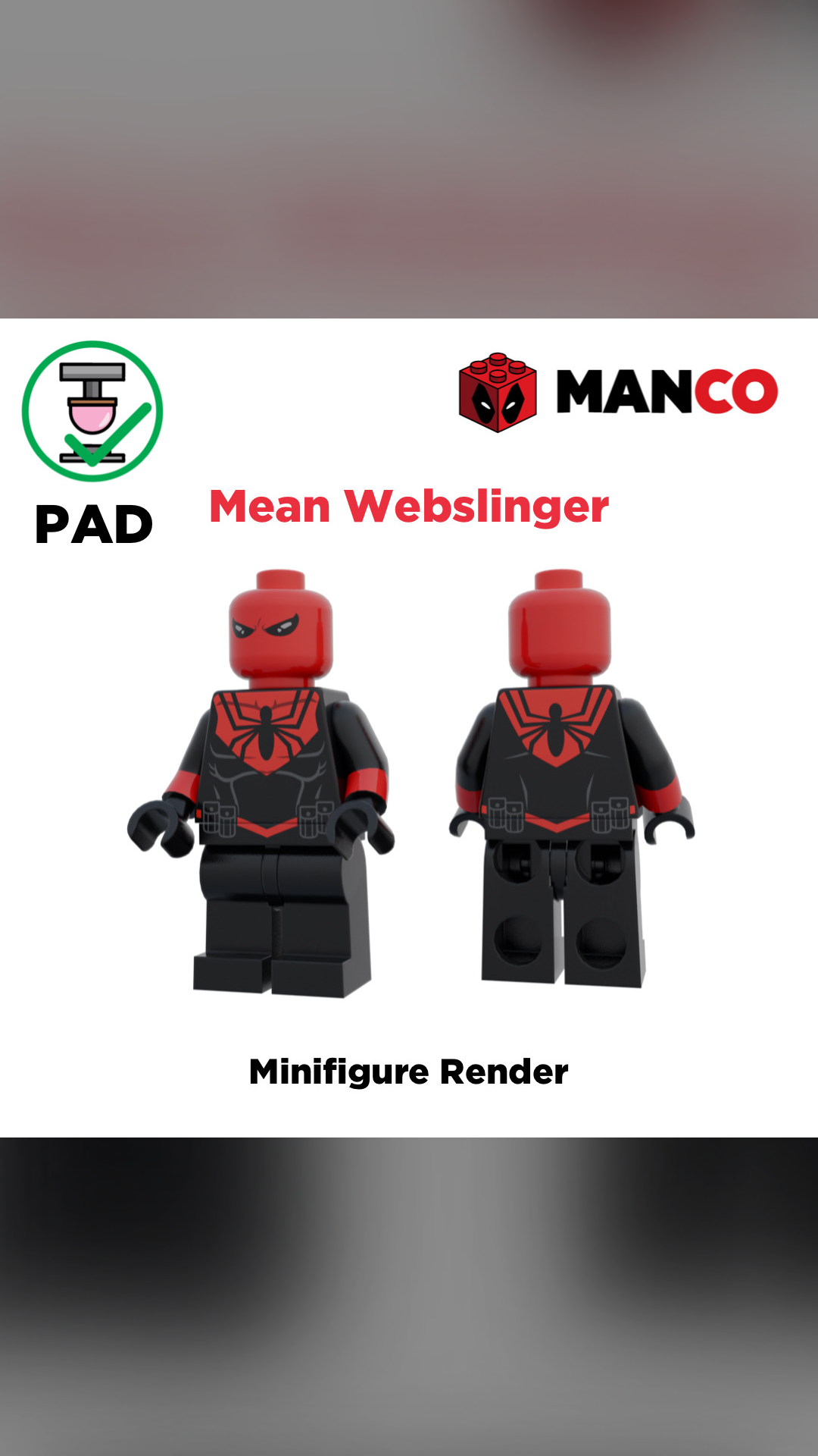 Mean Webslinger by Manco Bricks (PRE-ORDER)  - view 1