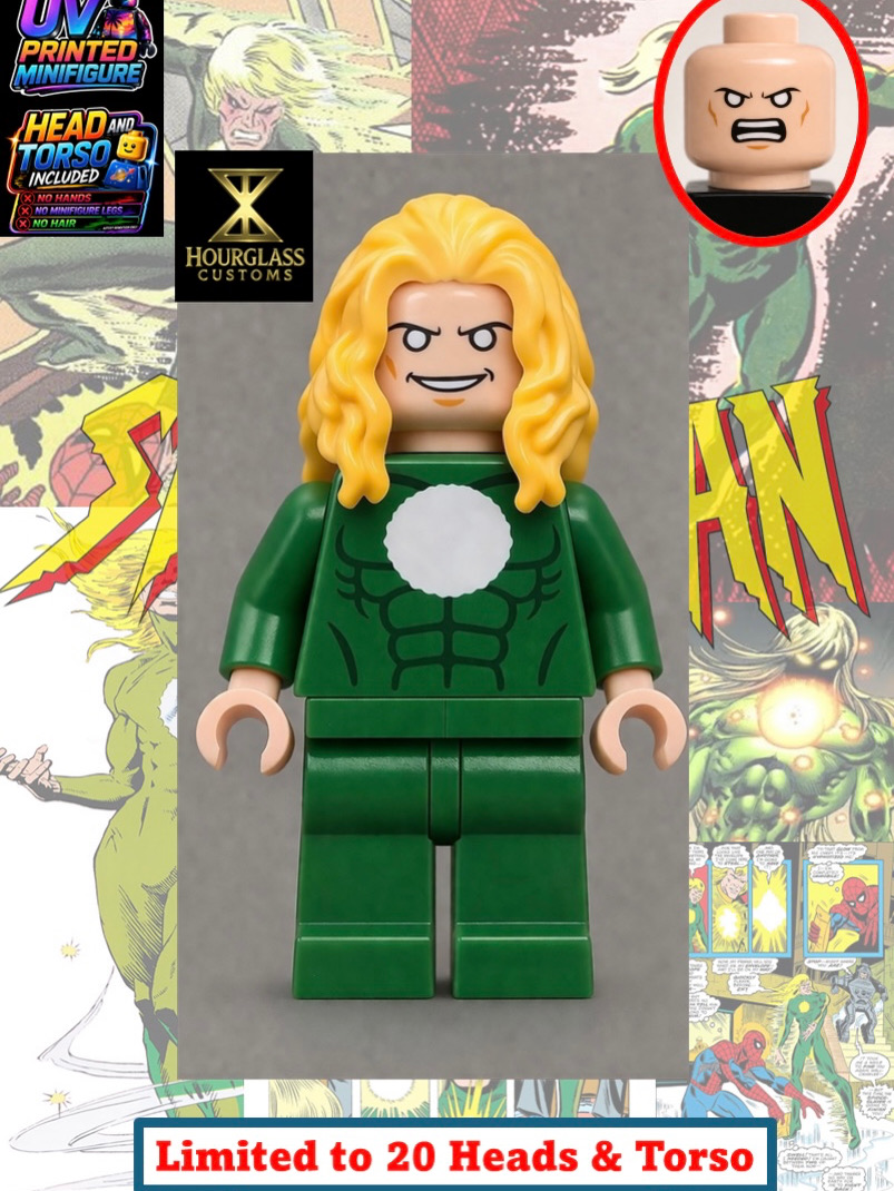 Orb Manipulator double side printed torso and minifigs head - view 1