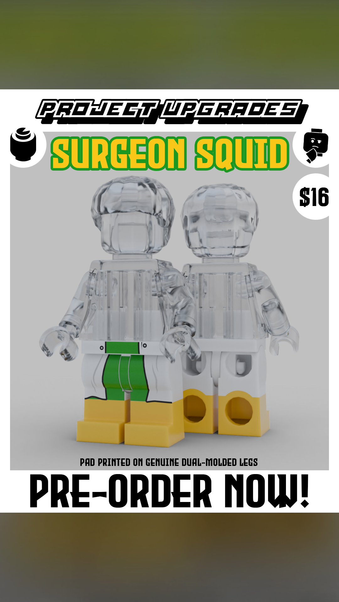 Surgeon Squid leg upgrade (US orders only) - view 1