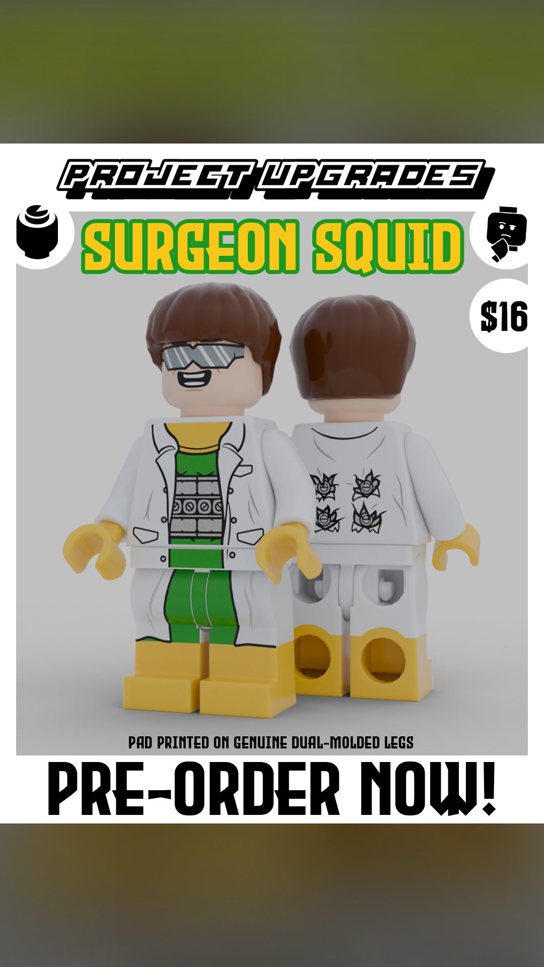 Surgeon Squid leg upgrade (US orders only) - view 2