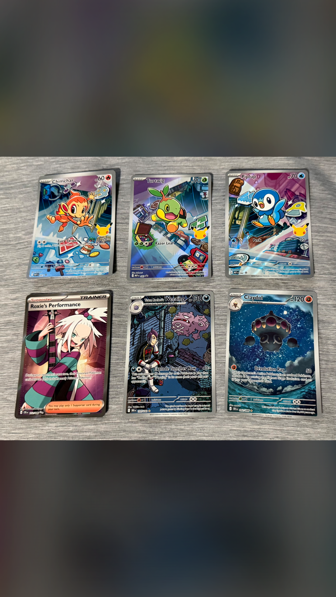 Turtwig Piplup Chimchar Roxie’s Performance weezing - view 1