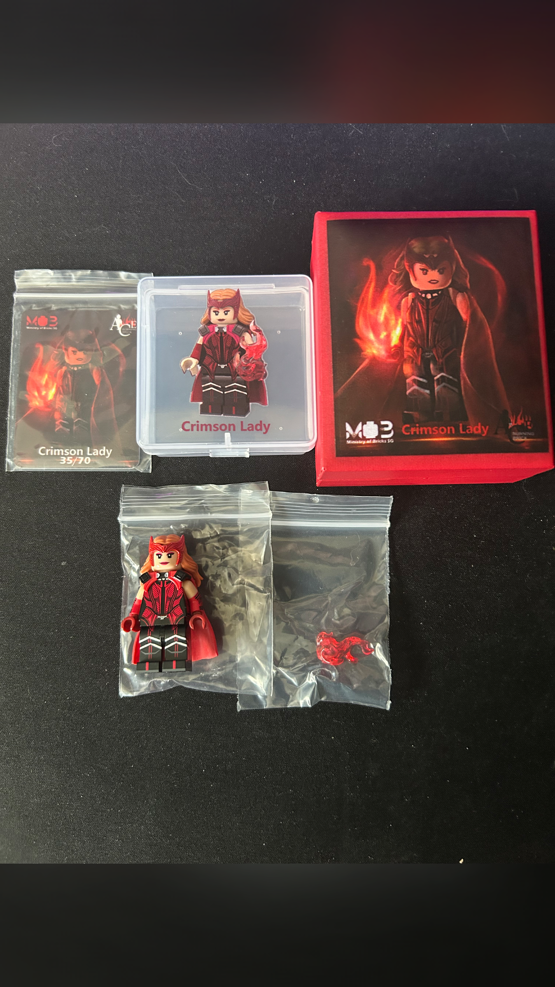 Wanda Crimson Lady MOB x Ace burning bricks - view 1