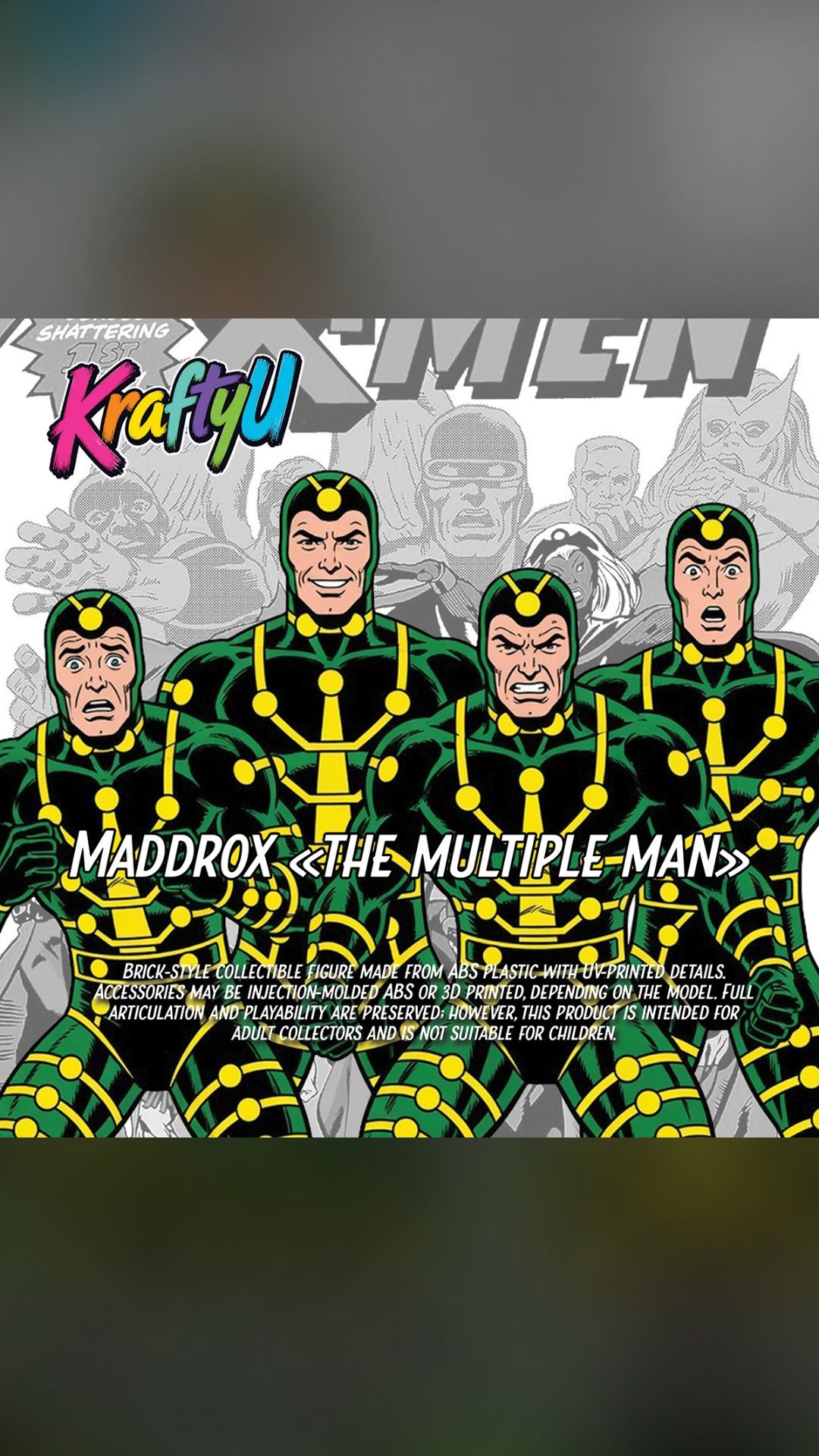 Maddrox, the multiple man - Joyeux version - view 3